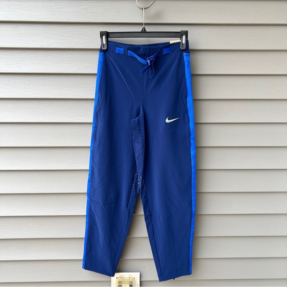 Nike Team USA Olympics Medal Ceremony Pants Women's Small Blue Belted